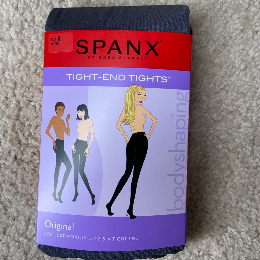 New! SPANX tight-end tights in Graphite